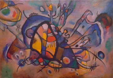Abstracte compositie (vuurvogel)